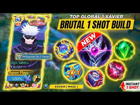 WHEN GLOBAL XAVIER ABUSE THIS NEW INSTANT 1 HIT BUILD 2025 💀