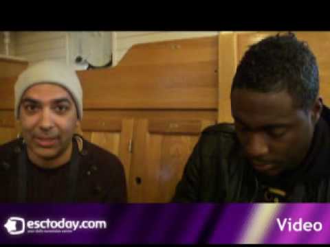 Eurovision 2010 France's Jessy on the Finalist boat trip