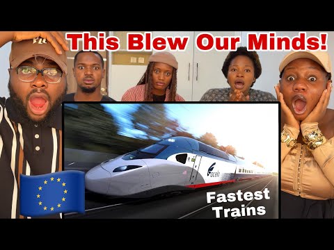 Foreigners React to European High Speed Trains for the First Time