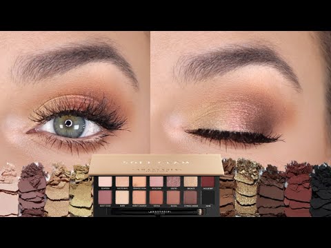 Soft Glam Palette Eyeshadow Tutorial, SPRING MAKEUP TUTORIAL!