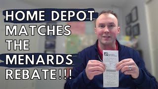 HOW TO GET HOME DEPOT TO MATCH THE MENARDS REBATE - PART TWO
