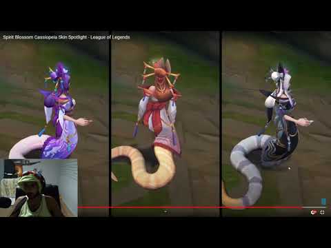 Spirit Blossom Cassiopeia Skin Spotlight Reaction - League of Legends HK