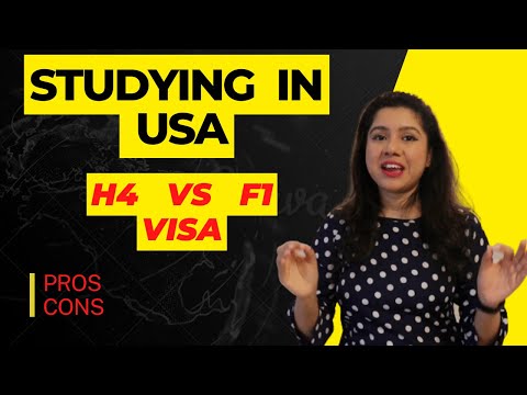 Studying in USA on H4 Visa vs F1 visa | Which is better?