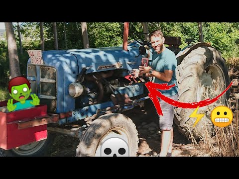 HOW TO START OLD TRACTOR WITH OUT A BATTERY Old Tractor Cold Start After Years Starting