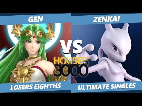 Smash Ultimate Tournament - Gen (Palutena) Vs. Zenkai (Mewtwo) SSBU Xeno 189 Losers Top 8
