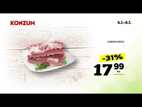 Konzum vikend akcija od 04  06 01 2019