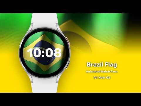 Brazil Flag Watch Face