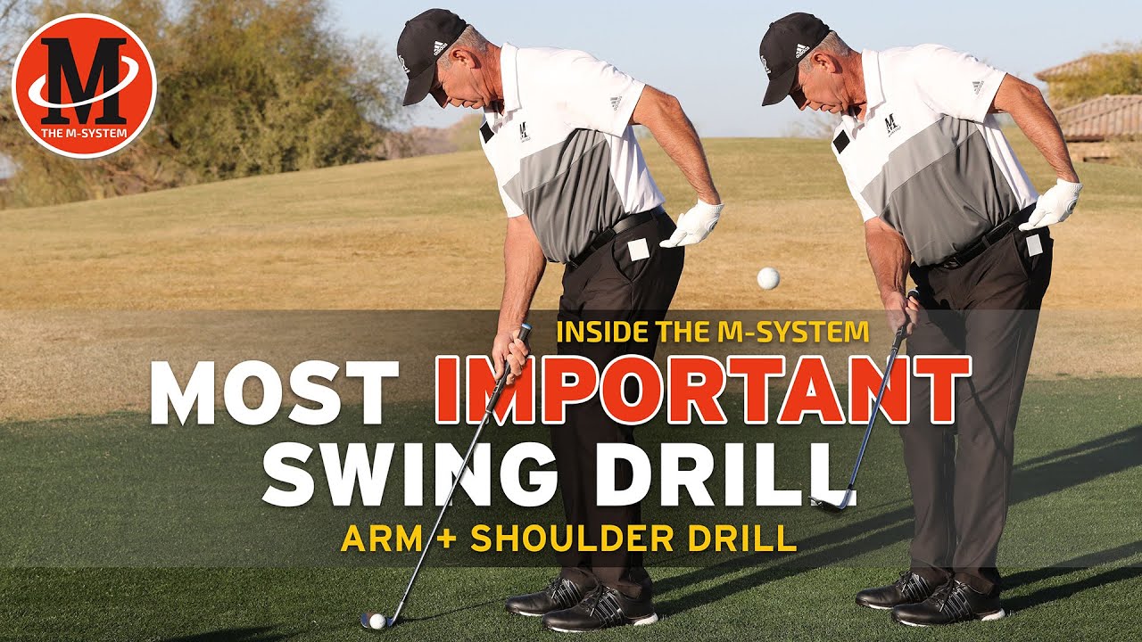 The Most Important Swing Drill in Golf | Arm + Shoulder Drill | Malaska Golf