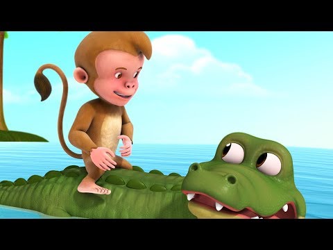 The monkey and the crocodile story - telugu stories for children