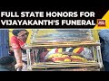 Common People Leaders Pay Last Respect To Captain Vijayakanth India Today News