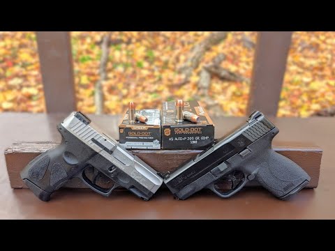 Short Barrels - 🤔 Modern 9mm as GOOD as .45 ACP? Speer Gold Dot Ballistic Gel Test