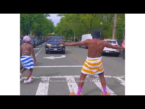 Uncle Azeez and CJ dancing to iChocolate by Uncle Azeez Ft Becca