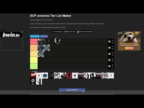 Tier List SCP
