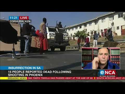 Violence in SA John Steenhuisen comments on ongoing violence