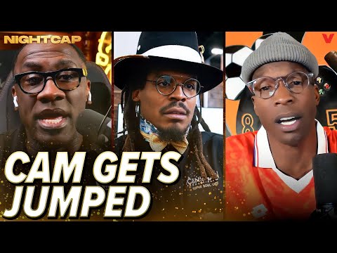 Shannon Sharpe & Chad Johnson react to Cam Newton getting jumped at football camp | Nightcap