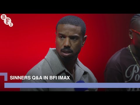 Michael B. Jordan, Miles Caton and Ryan Coogler introduce Sinners at the BFI IMAX