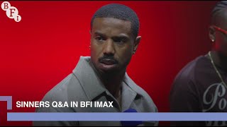 Michael B. Jordan, Miles Caton and Ryan Coogler introduce Sinners at the BFI IMAX