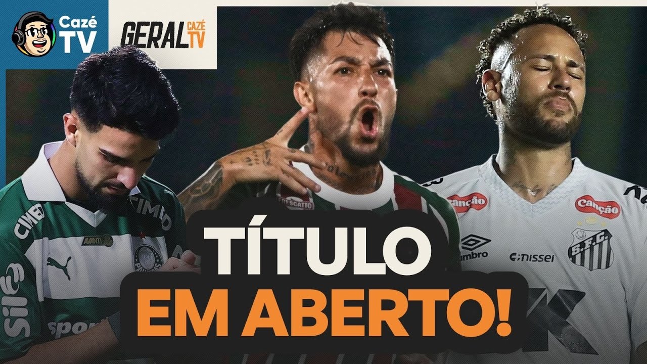 FLUMINENSE VENCE O FLAMENGO, PALMEIRAS TROPEÇA, SANTOS EMPATA E GRÊMIO BATE O VASCO | GERAL CAZÉTV