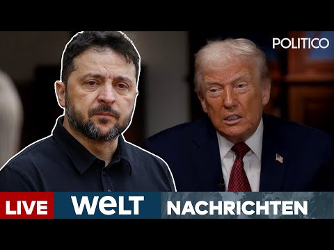 UKRAINE: Nach Druck von Trump! – Selenskyj „bereit“ zu Wahlen! | WELT LIVESTREAM