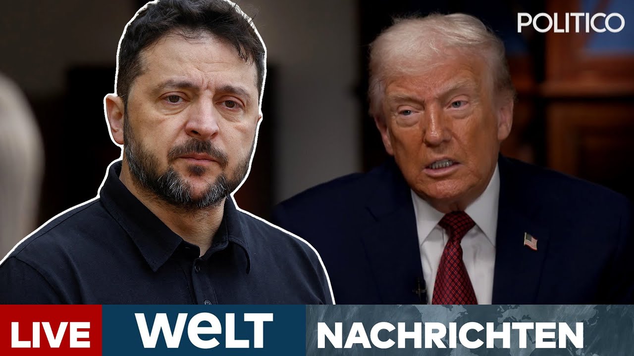 UKRAINE: Nach Druck von Trump! – Selenskyj „bereit“ zu Wahlen! | WELT LIVESTREAM