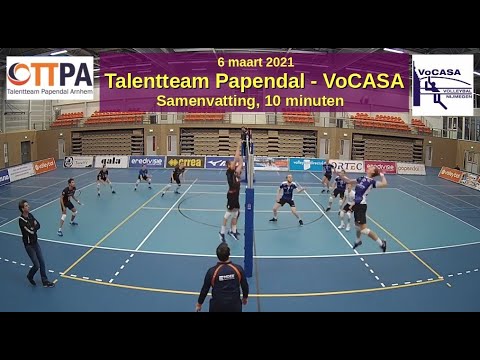 2021-03-06 Talentteam Papendal - VoCASA (samenvatting 10 min) Eredivisie Heren Volleybal