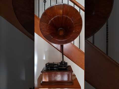 Edison Rare 1911 Model F Triumph Playing KARZAN Fox Trot GREEN BROS 4 min Amberol cylinder record