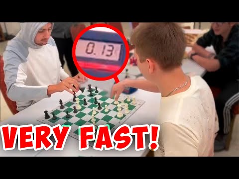 20 SECONDS vs 3 MINUTES! GM Bortnyk Plays OTB Chess