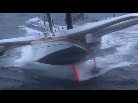 MAXI TRIMARAN SPINDRIFT 2 / AMAZING WORLD RECORD !!!