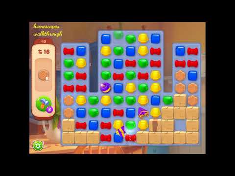 Homescapes Level 40 Solution