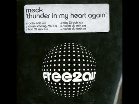 Meck - Thunder In my heart again (STARLET DJS MIX)