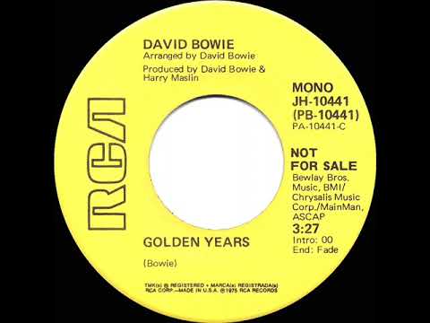 1976 David Bowie - Golden Years (mono radio promo 45)