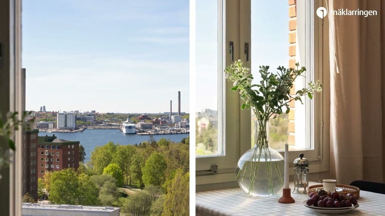 2 rum Lägenhet på Larsbergstorget 5, 13 tr Larsberg Lidingö kommun - video