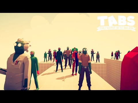 100x Zombies vs US Army & People | TABS | Totally Accurate Battle Simulator