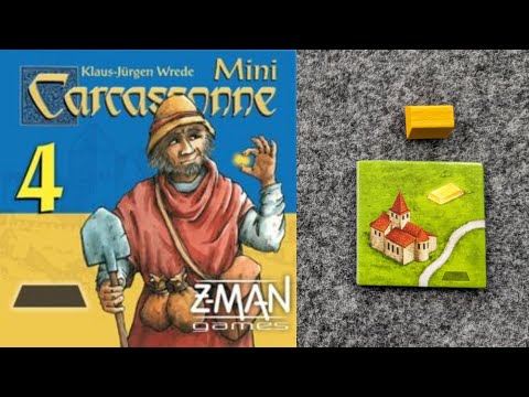WHAT'S NEW Carcassonne Mini-Expansion The Gold Mines, PLAYTHROUGH, and RANKING