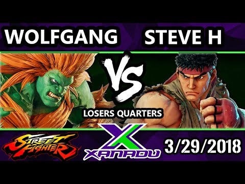 F@X 243 SFV - Steve H (Ryu) vs. Wolfgang (Blanka, Birdie) - Street Fighter 5 Losers Quarters
