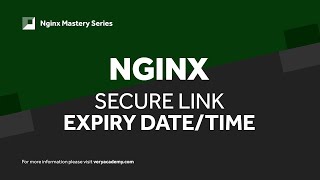 Nginx | Secure Link with Expiry Date