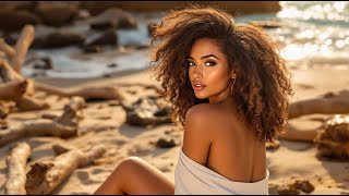 Golden Beach Allure | Fashion in Motion 8K #aiart #8kvideo #glamour