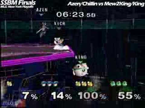 SSBM MLG NY Azen & Chillin vs Mew2King & King 4