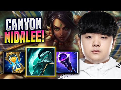 CANYON LITERALLY GOD MODE WITH NIDALEE! - DK Canyon Plays Nidalee JUNGLE vs Sylas! | Preseason 2023