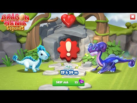 What get Dragon? , Ice Dragon + Stardust Dragon (18h ), Dragon Mania Legends Gameplay  Part 1433HD