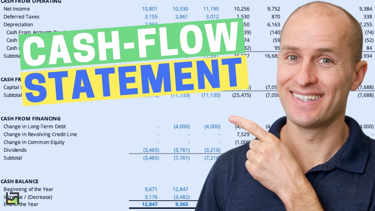 The CASH FLOW STATEMENT: all the basics in 9 minutes