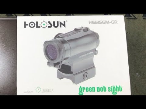 Holosun HE515GM Elite Green Dot Sight review