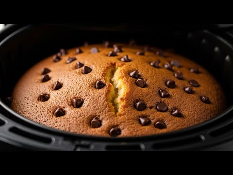 Air Fryer Chocolate Chips Cake, Quick Single-Serve Desserts, This Air Fryer Recipe Has Gone Viral