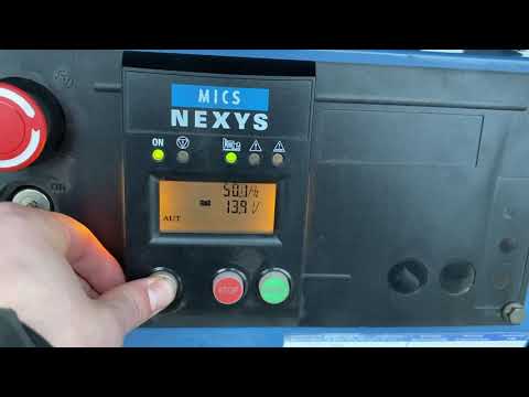 SDMO J88 C2 John Deere Leroy Somer 88 kVA Supersilent generatorset stocknr 3844