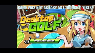 Playing "机でGOLF" (Desktop Golf) | 500円以下のビデオゲーム Ep. 28