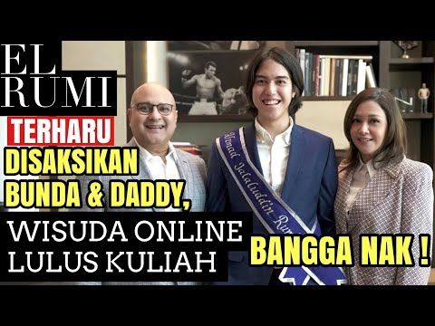 A TOUCHING MOMENT, EL RUMI'S ONLINE GRADUATION, WITNESSED BY MOTHER MAIA & DADDY IRWAN. WE ARE PR...