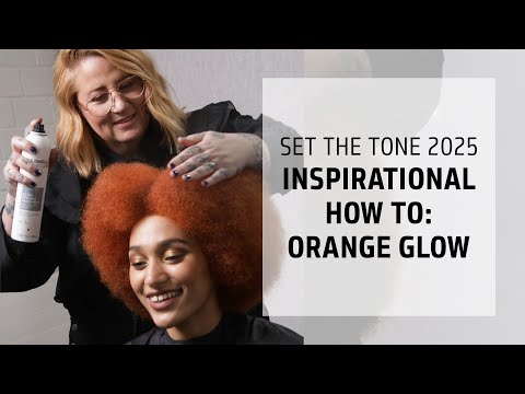 Inspirational How To: Orange Glow Hair Color | Set the Tone 2025 | Goldwell Education Plus