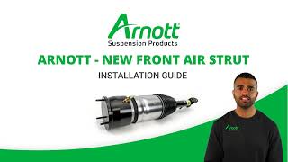 Arnott front air strut installation video for Tesla Model S