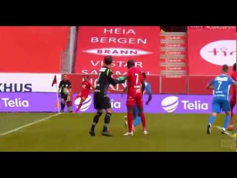 Brann   Sandefjord  10'  2 0   Koomson G , Brann