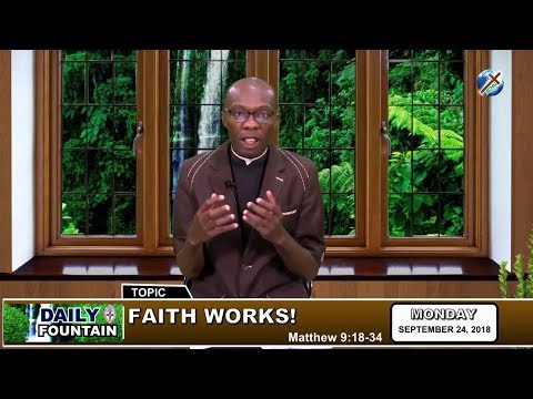 DAILY FOUNTAIN OF SEPTEMBER 24, 2018 - VEN. PRECIOUS OKEREKE